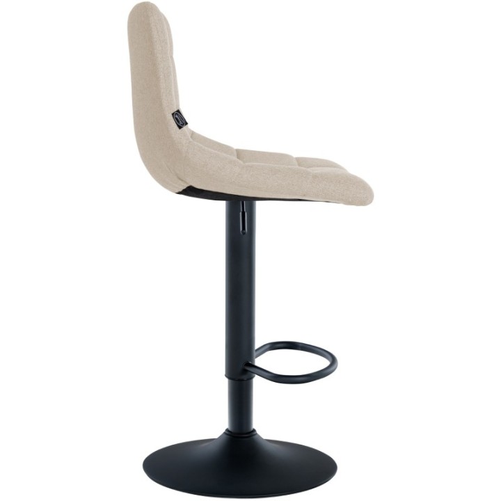 2er Set Barhocker Jerry Stoff schwarz