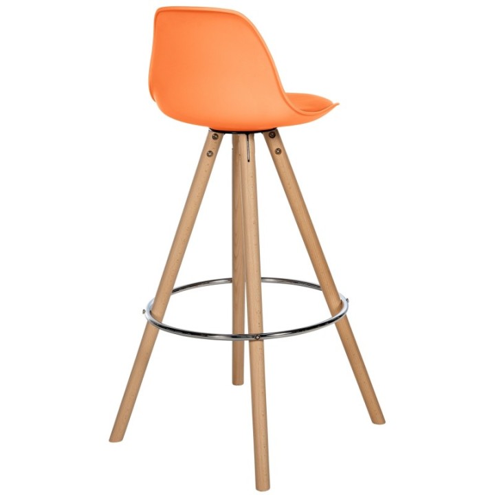 Barhocker Corbin Kunstleder Rund natura