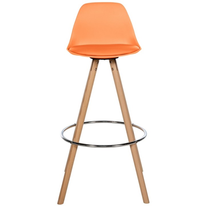Barhocker Corbin Kunstleder Rund natura