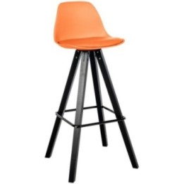 Barhocker Corbin Kunstleder Square schwarz
