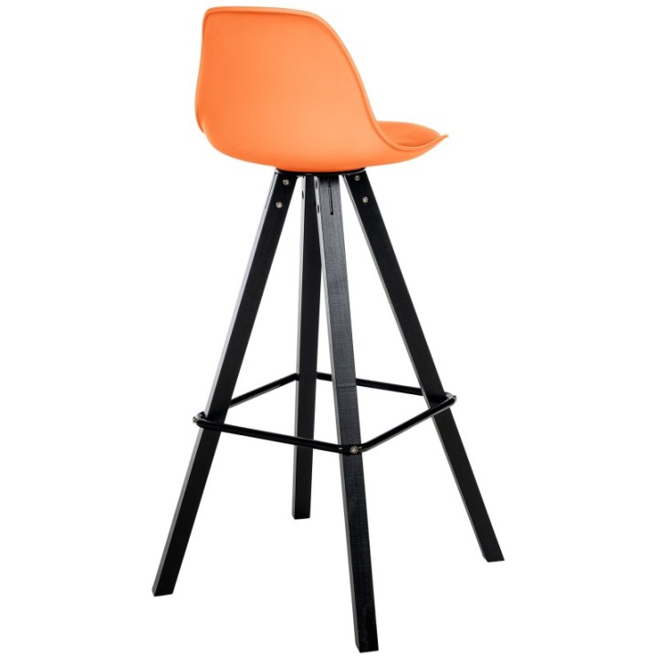 Barhocker Corbin Kunstleder Square schwarz