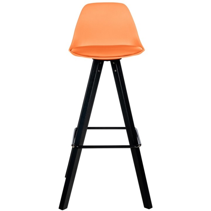 Barhocker Corbin Kunstleder Square schwarz