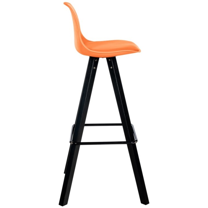 Barhocker Corbin Kunstleder Square schwarz