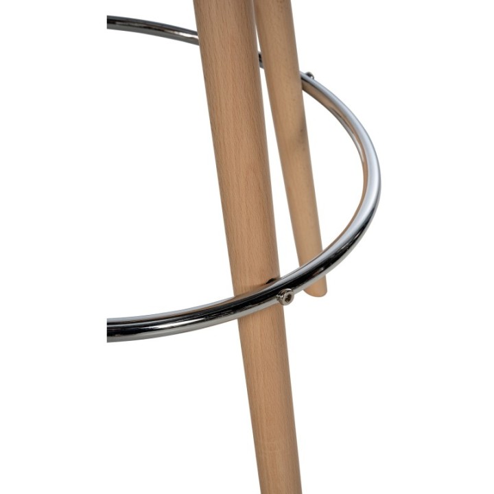 Barhocker Corbin Stoff Rund natura