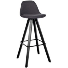 Barhocker Corbin Stoff Square schwarz