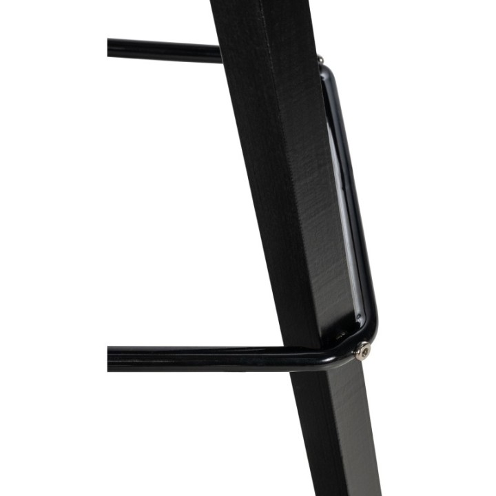 Barhocker Corbin Stoff Square schwarz