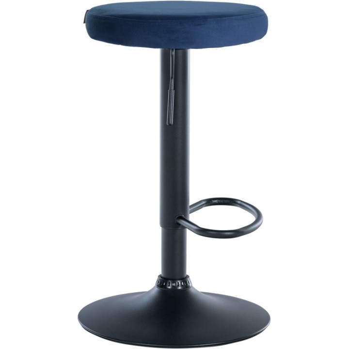 2er Set Barhocker Ponte Samt schwarz