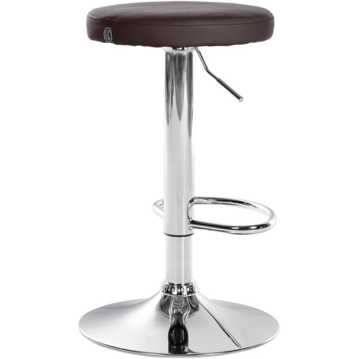 2er Set Barhocker Ponte Kunstleder chrom