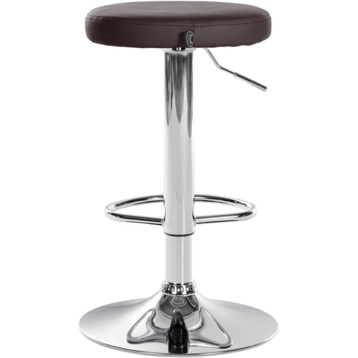 2er Set Barhocker Ponte Kunstleder chrom