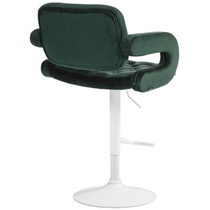 Barhocker Dublin Samt weiß