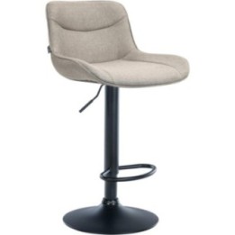 Barhocker Vonore Stoff schwarz