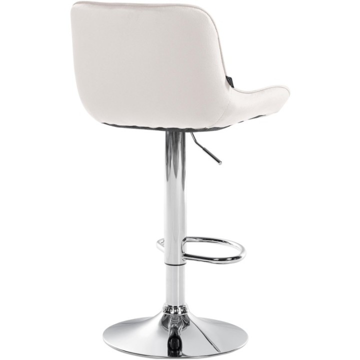 Barhocker Vonore Samt chrom