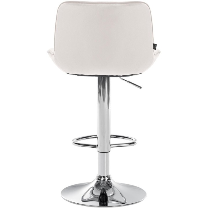 Barhocker Vonore Samt chrom