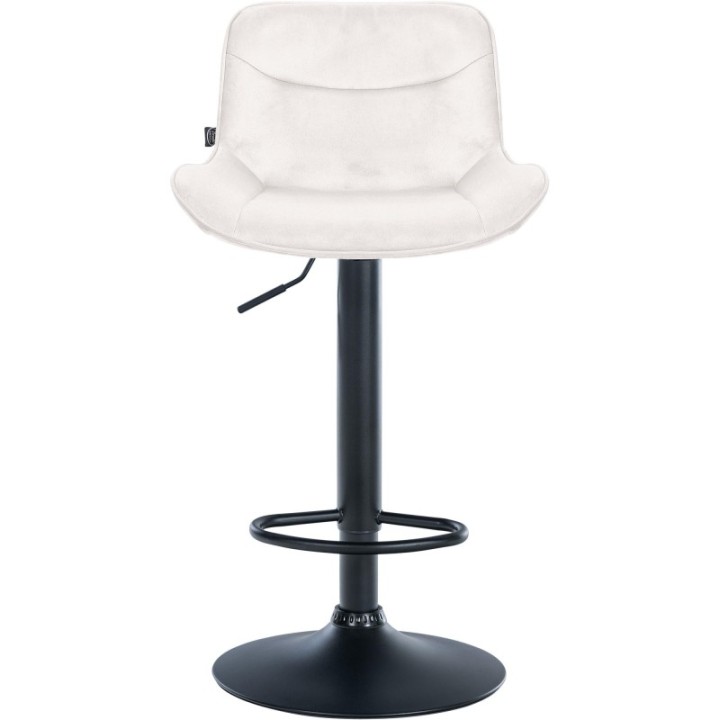 Barhocker Vonore Samt schwarz