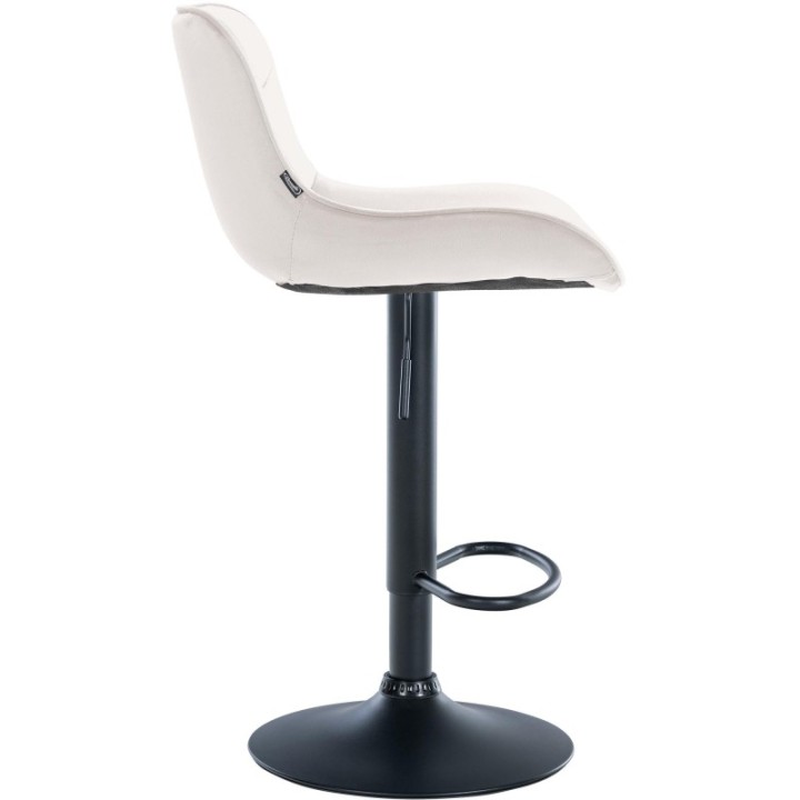 Barhocker Vonore Samt schwarz