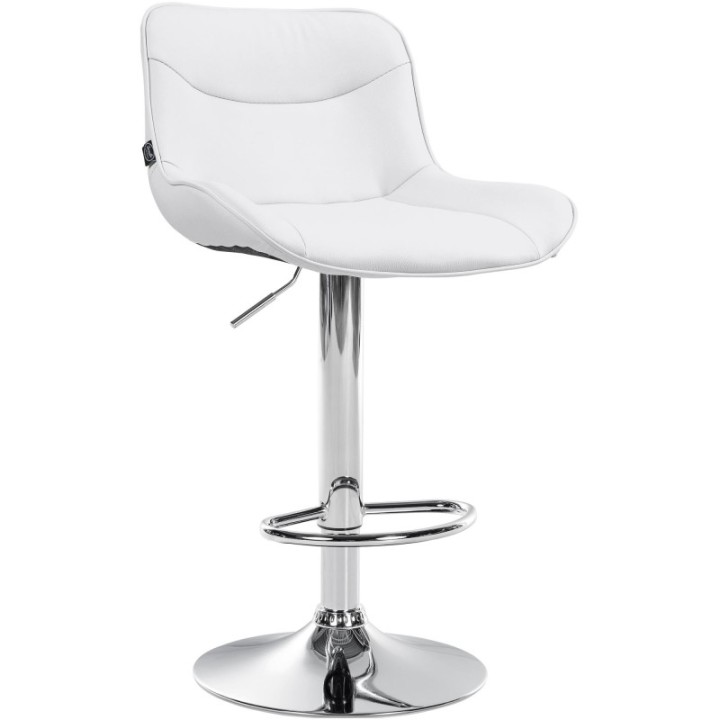Barhocker Vonore Kunstleder chrom