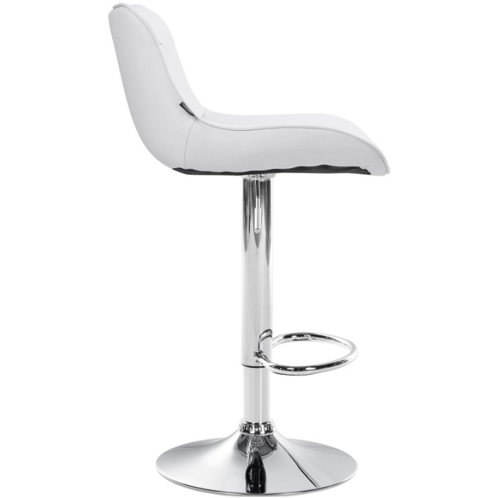Barhocker Vonore Kunstleder chrom