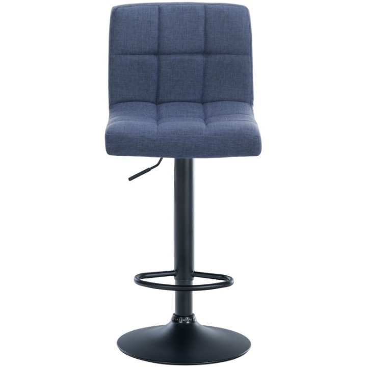2er Set Barhocker Calma Stoff schwarz