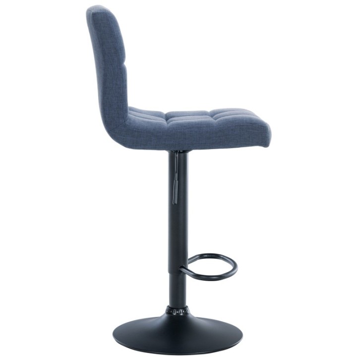 2er Set Barhocker Calma Stoff schwarz