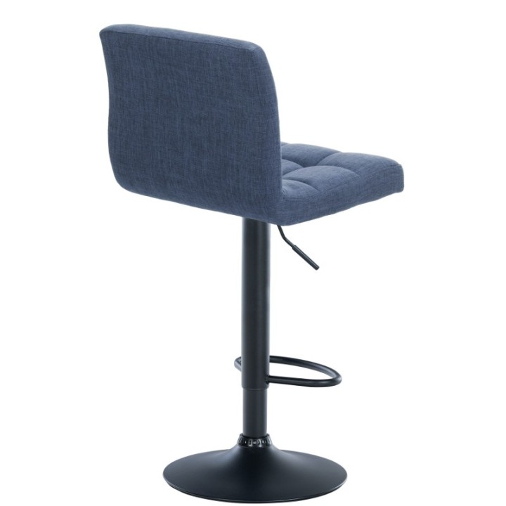 2er Set Barhocker Calma Stoff schwarz