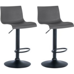 2er Set Barhocker Branford Kunststoff