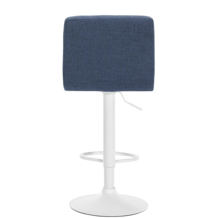 2er Set Barhocker Calma Stoff weiß