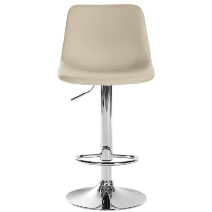 2er Set Barhocker Divo Kunstleder chrom