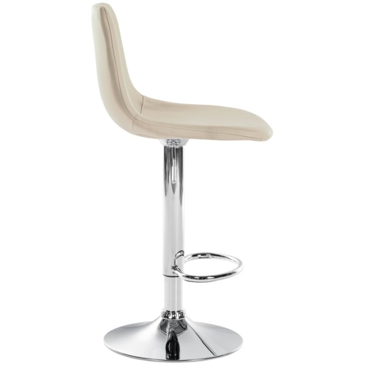 2er Set Barhocker Divo Kunstleder chrom