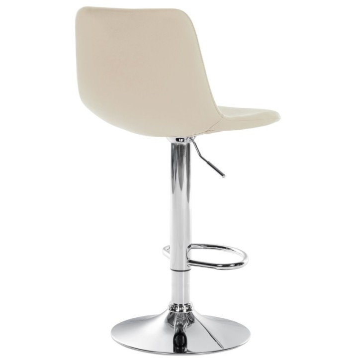 2er Set Barhocker Divo Kunstleder chrom