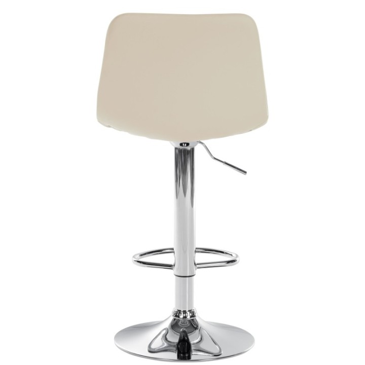 2er Set Barhocker Divo Kunstleder chrom