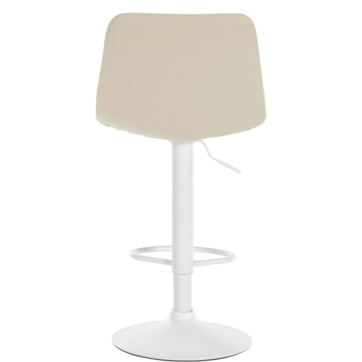 2er Set Barhocker Divo Kunstleder weiß
