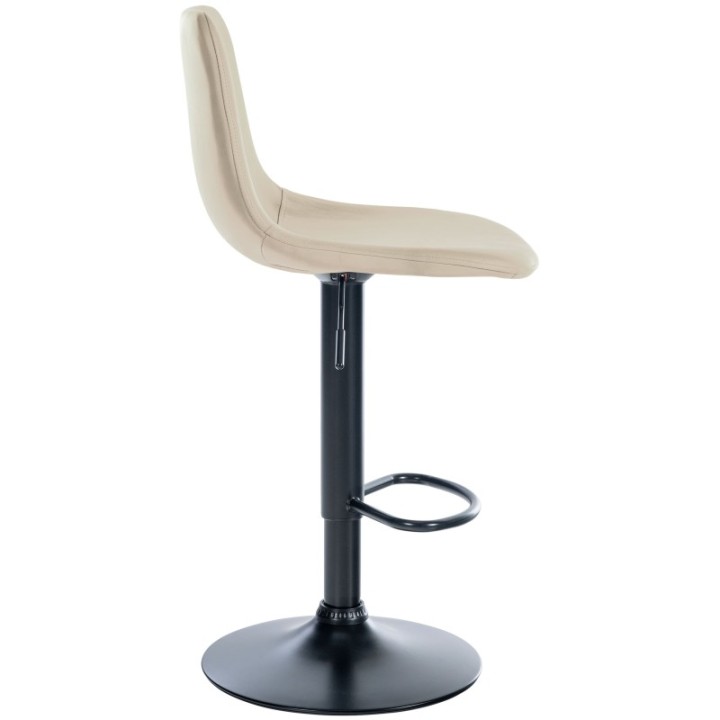 2er Set Barhocker Divo Kunstleder schwarz