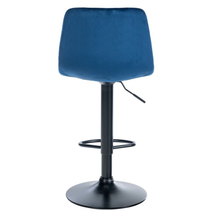 2er Set Barhocker Divo Samt Schwarz