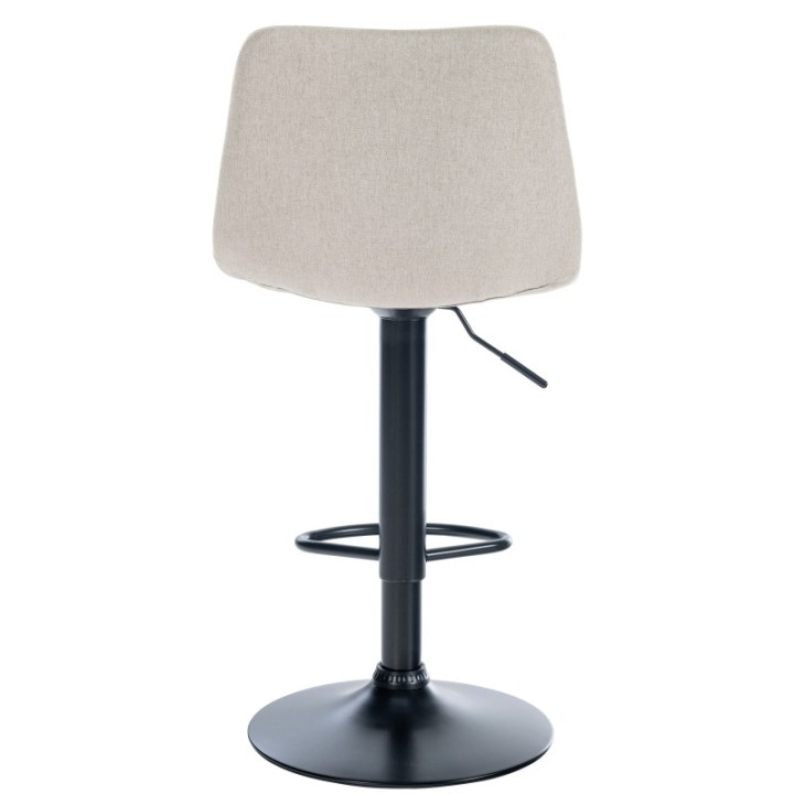 2er Set Barhocker Divo Stoff Schwarz