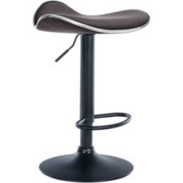 Barhocker Shanghai Kunstleder schwarz