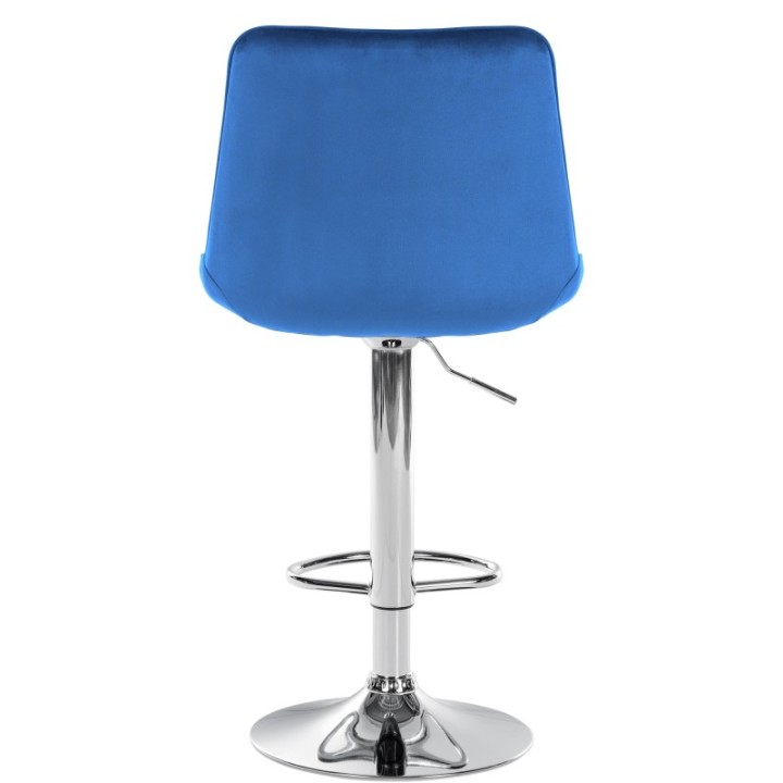 2er Set Barhocker Toni Samt chrom