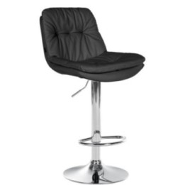 Barhocker Laurel Kunstleder chrom