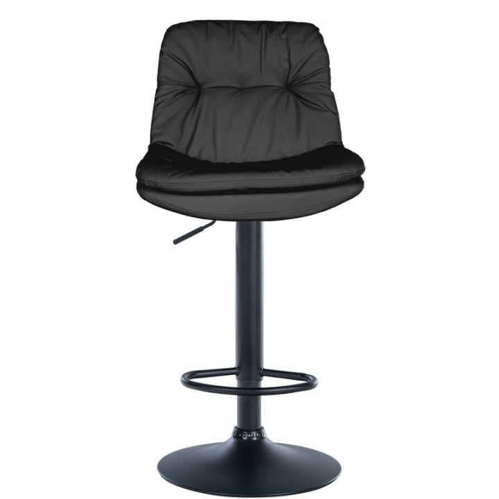 Barhocker Laurel Kunstleder schwarz