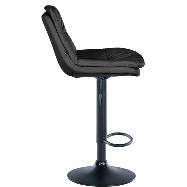 Barhocker Laurel Kunstleder schwarz