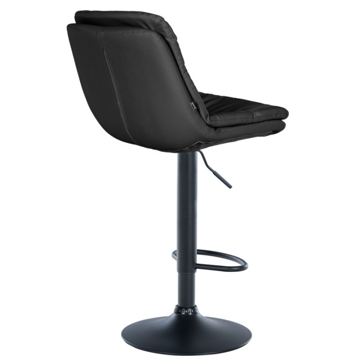 Barhocker Laurel Kunstleder schwarz