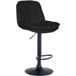 Barhocker Laurel Stoff schwarz
