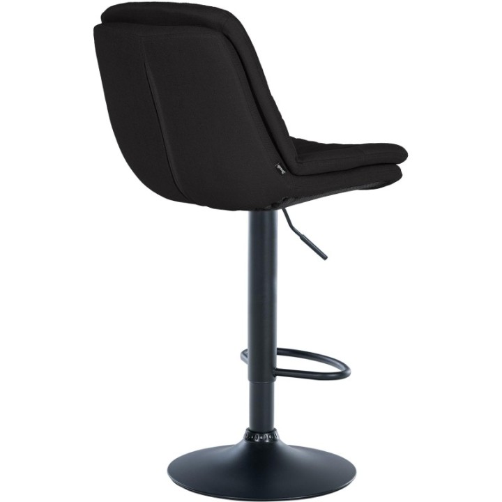 Barhocker Laurel Stoff schwarz