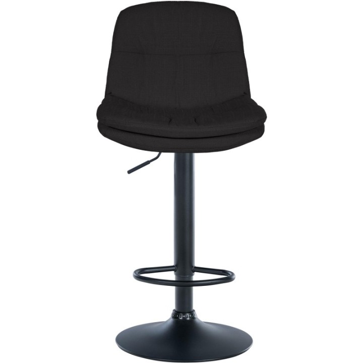 Barhocker Laurel Stoff schwarz
