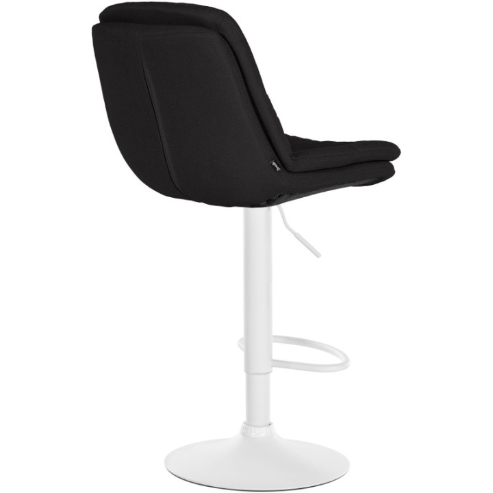 Barhocker Laurel Stoff weiß