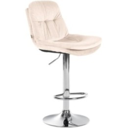 Barhocker Laurel Samt chrom