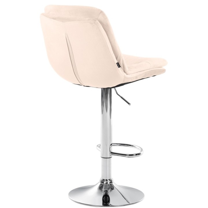 Barhocker Laurel Samt chrom