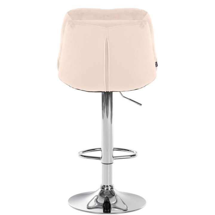 Barhocker Laurel Samt chrom
