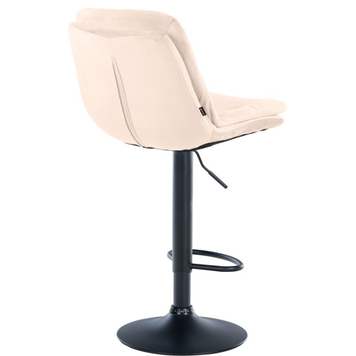 Barhocker Laurel Samt schwarz