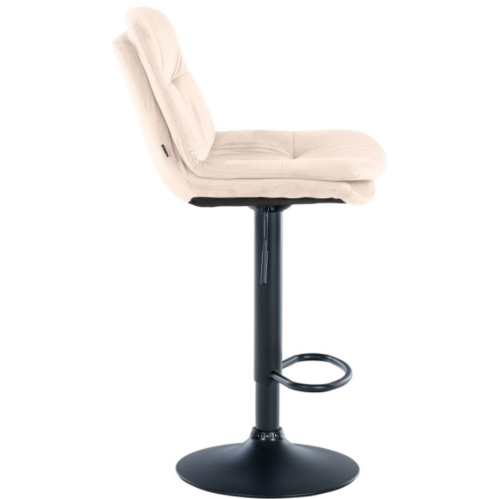 Barhocker Laurel Samt schwarz