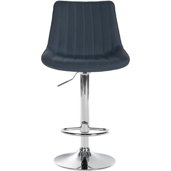 2er Set Barhocker Toni Stoff chrom